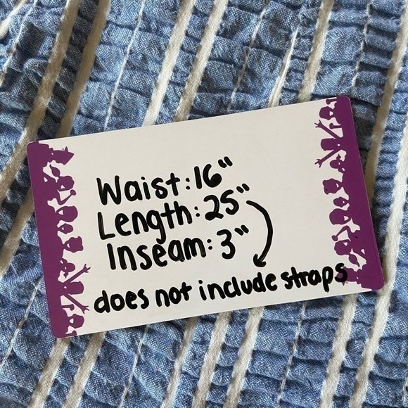 Lost + Wander Seersucker Blue & White Striped Romper w Pockets & Tie Front Large - Picture 11 of 11